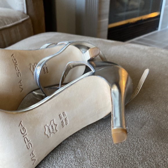 Via Spiga silver heels - Picture 6 of 7